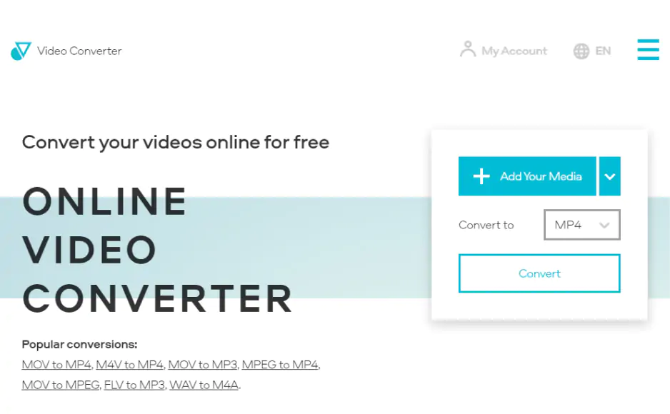 Aguanieve microscópico en cualquier momento Convert MP4 to MOV (QuickTime) Online for Free