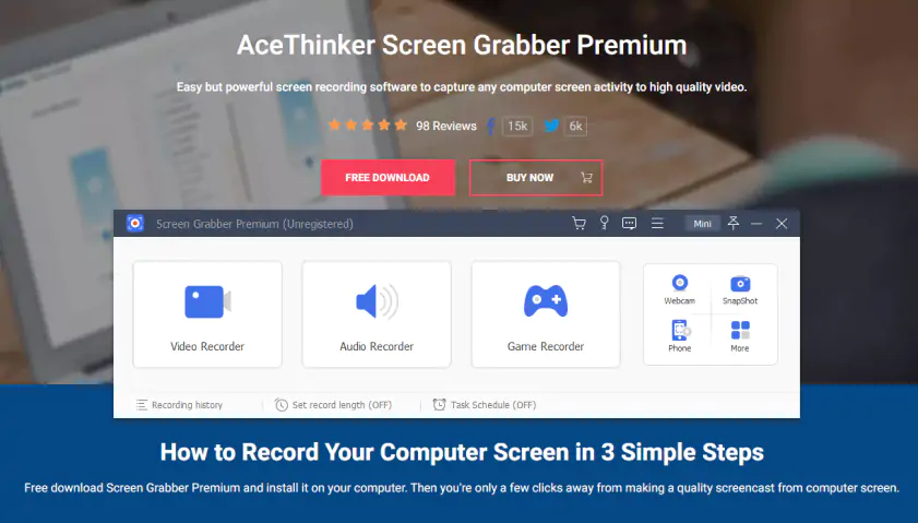 RECdesk - Screen Recorder/Video Capture/Grabber