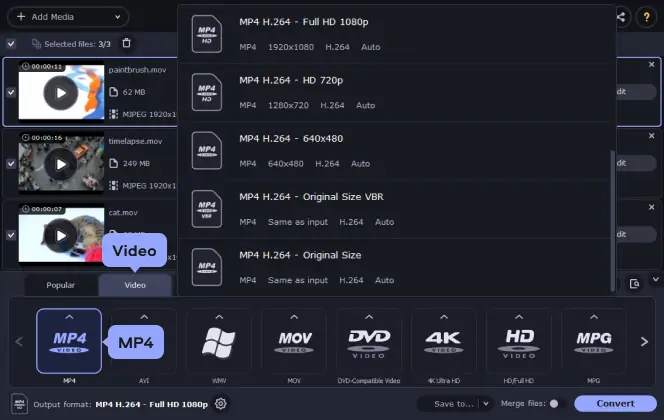How to make videos HD and 4K