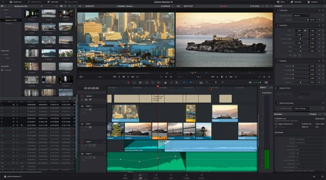 BlackMagic DaVinci Resolve 15