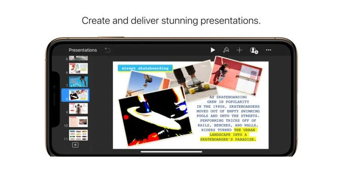 Как просматривать презентации на iPad?
