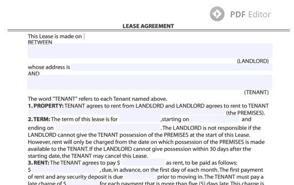 How to write a rental agreement with Movavi PDF Editor