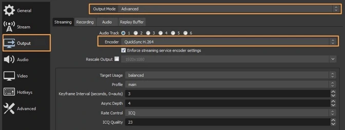 Try hardware encoding