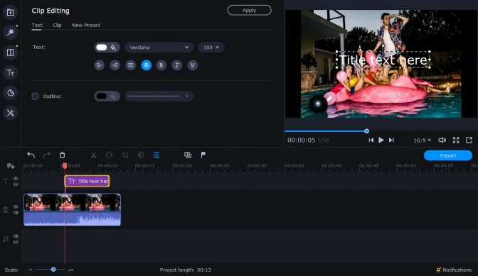 Movavi Video Editor Plus