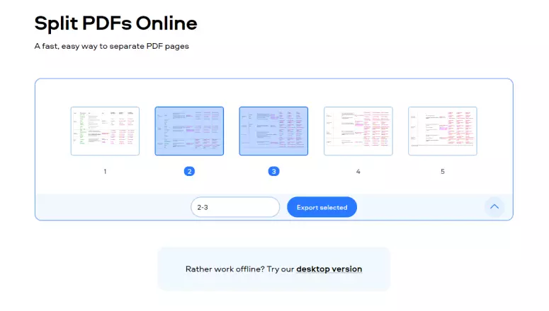 Split large PDF documents into separate files with 3 modes – Support