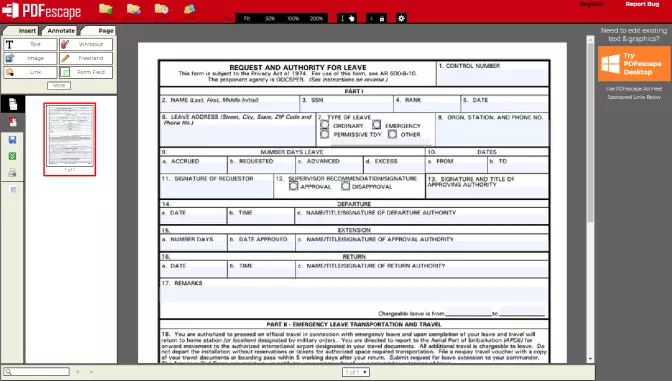 Preencha e assine formulários PDF com a ferramenta Fill & Sign no