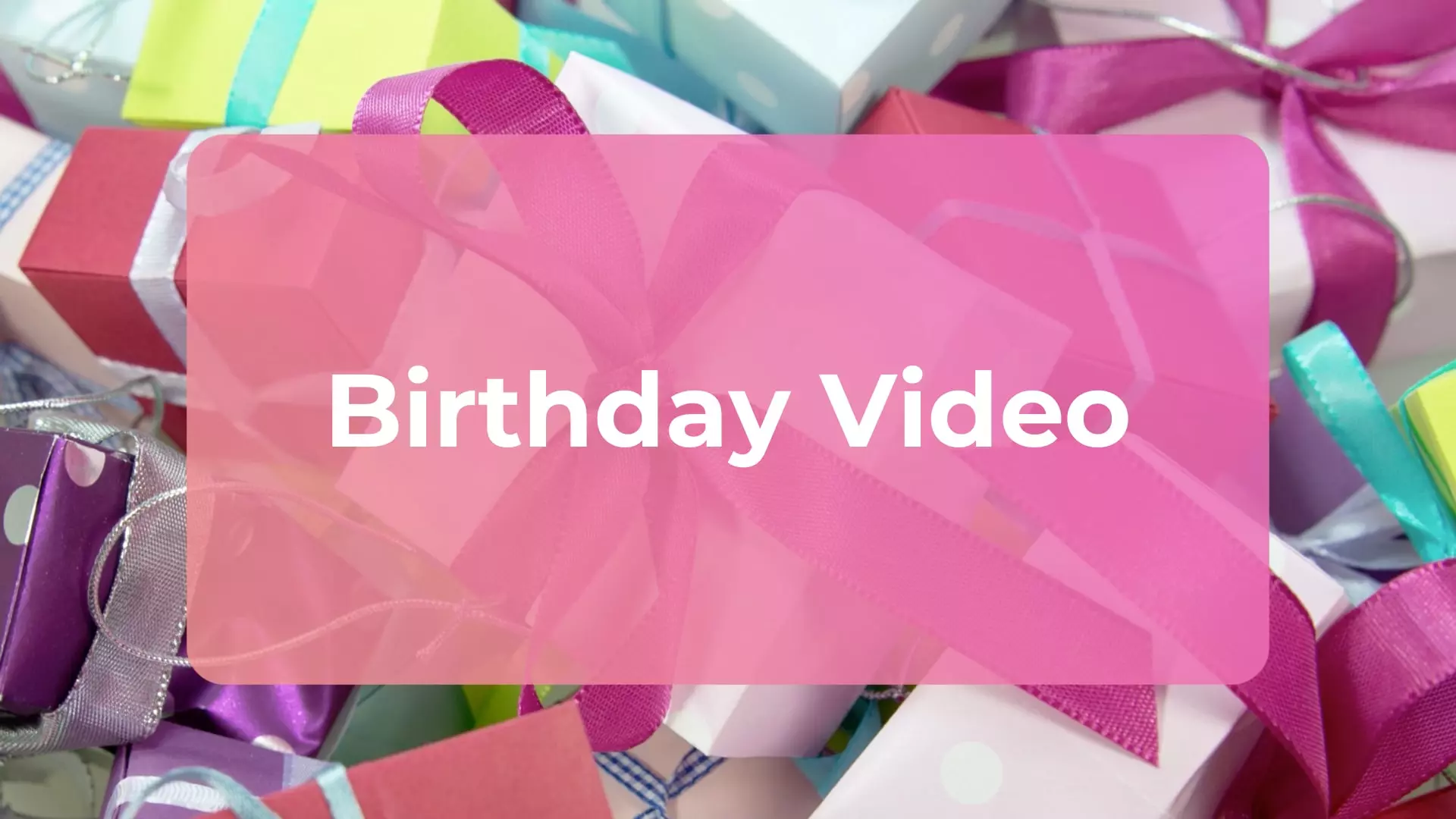 Birthday Video Maker Online - Fastreel
