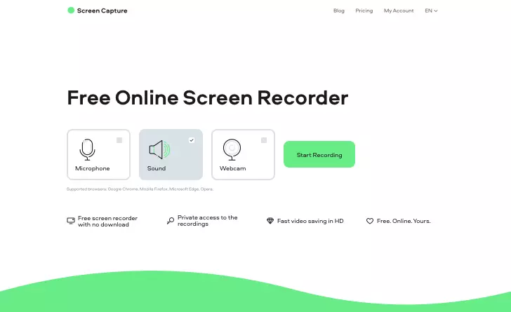 Webcam & Screen Recorder: Record in your browser online