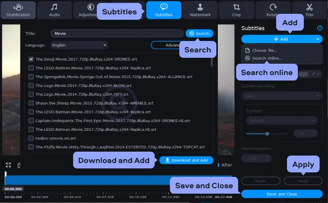 Multiformat video player, inspection and conversion tool