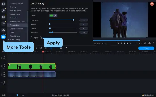 Chroma Key - Make Chroma Key Videos Online 