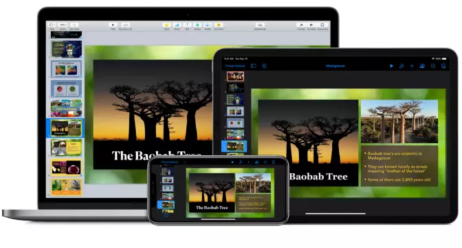 apple photo presentation software