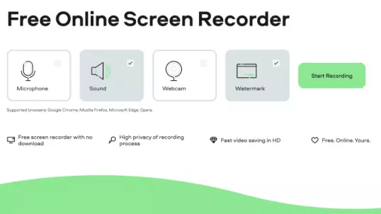 Free Online Screen Recorder