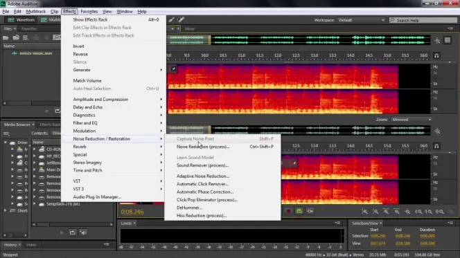 Make your noisy recording sound like pro audio with Adobe's free