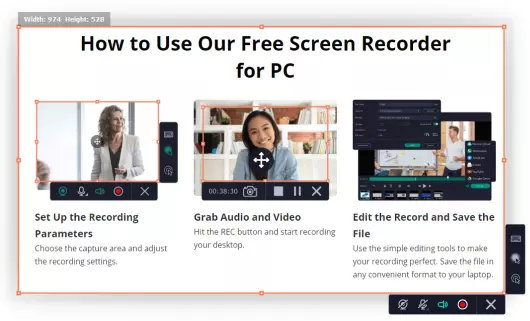 Free Screen Recorder. Video Capture Software.