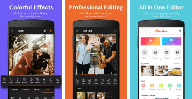 VideoShowPro - editor de vídeo – Apps no Google Play