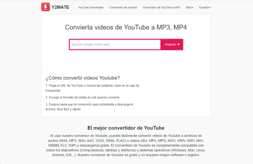 madera emprender transatlántico Top 10: Convertidores de YouTube a MP4 gratis y online