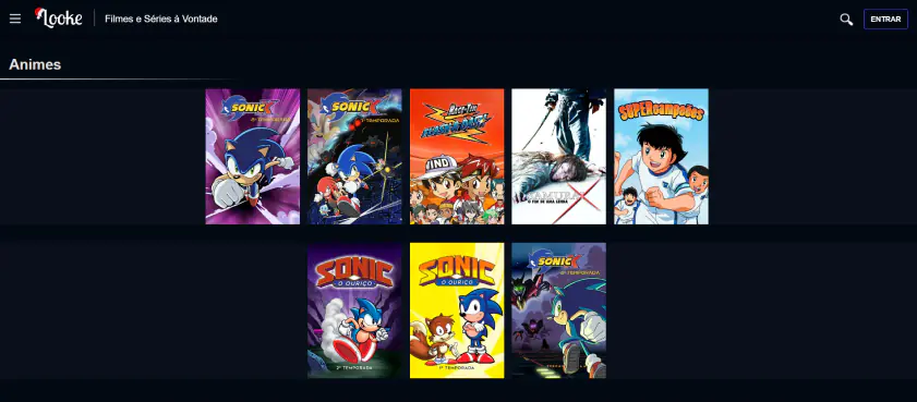 Filmes, series e animes