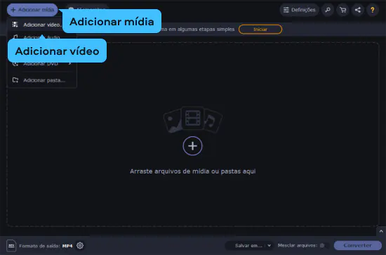 Conversor de MP4 para GIF Online: Converta MP4 para GIF em