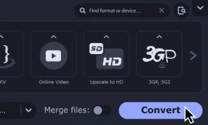 Online Video Converter Quick Actions